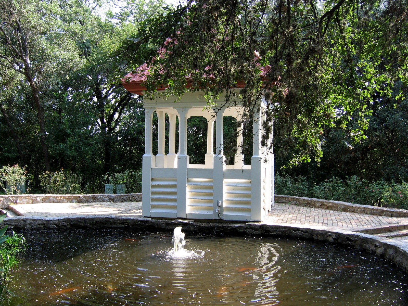 Bubbling Fountain in the Japanese Gardens